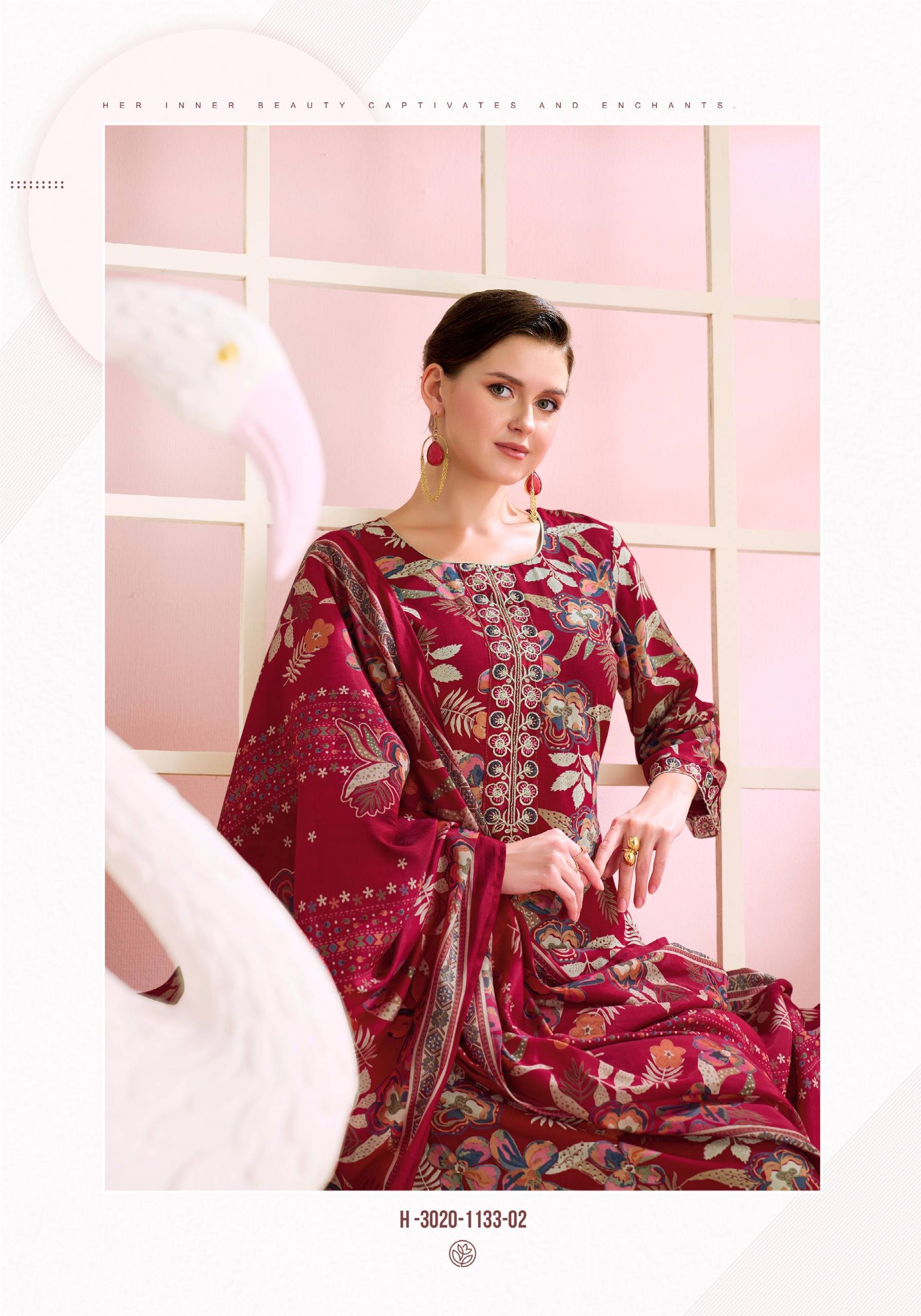 TURKISH-  vol-13 by Alok Suit 3020-1133-01 TO 3020-1133-06 SERIES Pakistani Stylish Embroidered Viscose Reyon COLLECTION At Wholesale Price